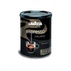 LAVAZZA CAFFE Кофе эспрессо молотый кофе в металлической коробке, 250 г.