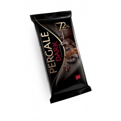 PERGALĖ šokoladas juodasis 72% 100 g.