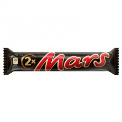 MARS 2 упаковка шоколадной плитки, 70 г