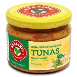 KĖDAINIŲ K.F. tunas sumuštiniams su itališkais prieskoniais, 280 ml