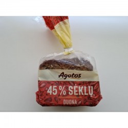 "Vilniaus duona" AGOTOS 45% sėklų duona, 350 g