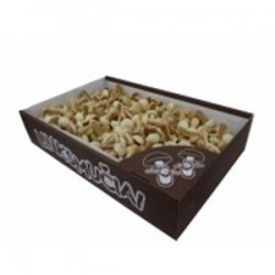 ГРИБЫ "Веселое" печенье (белый шоколад)(коробка), 1 кг