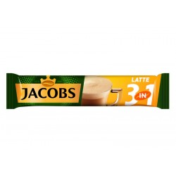JACOBS tirpi kava LATTE 3in1 (pakuotė 20*12,5 g)