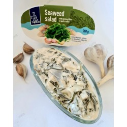 Салат из морской капусты ЗИГМАС с сельдей (чесночный соус), 300 г