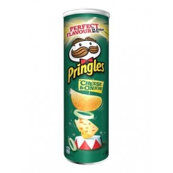 PRINGLES bulvių traškučiai (CHEESE&ONION), 165 g